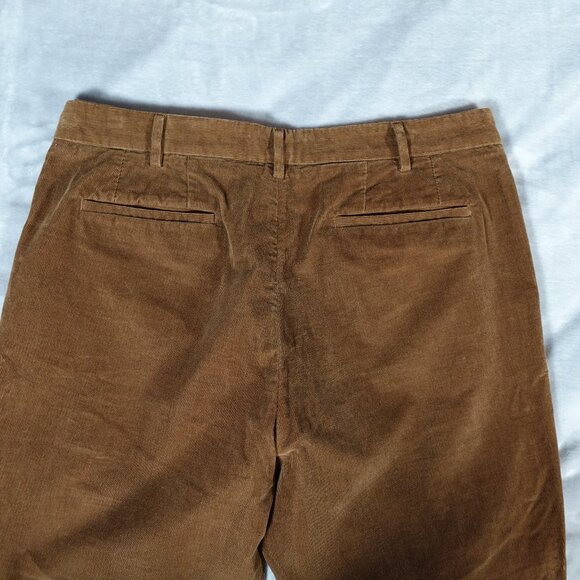 Spoke Sharps Corduroy Chino Pants Mens 35x32 Build C Preppy Flat Front Brown - Picture 1 of 15